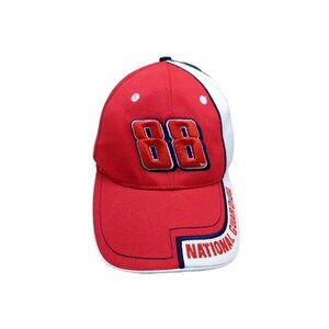 National Guard Dale Earnhardt Jr #88 Red Baseball Hat NASCAR Strapback